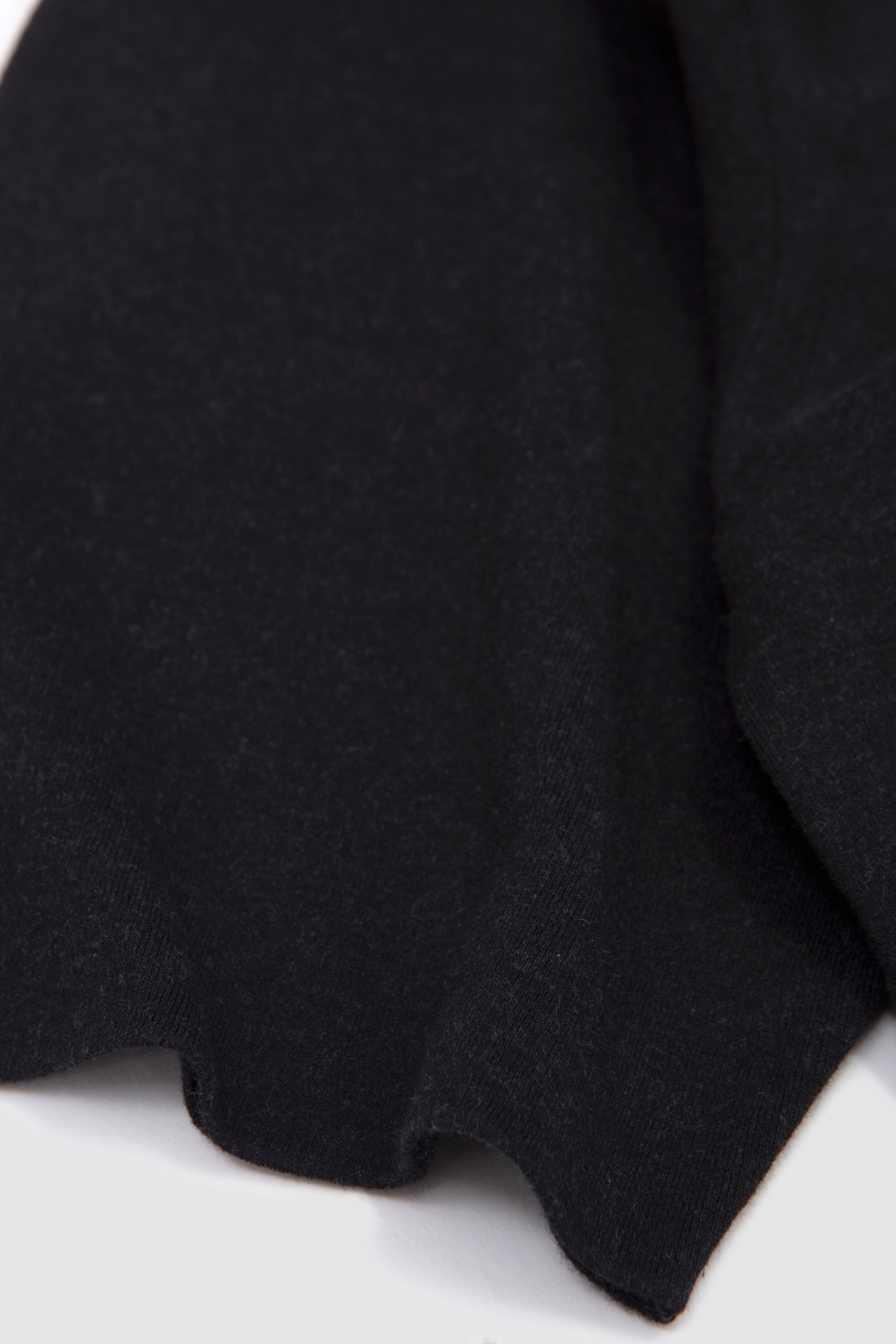 32G Smooth Knit T-Shirt Melange Black