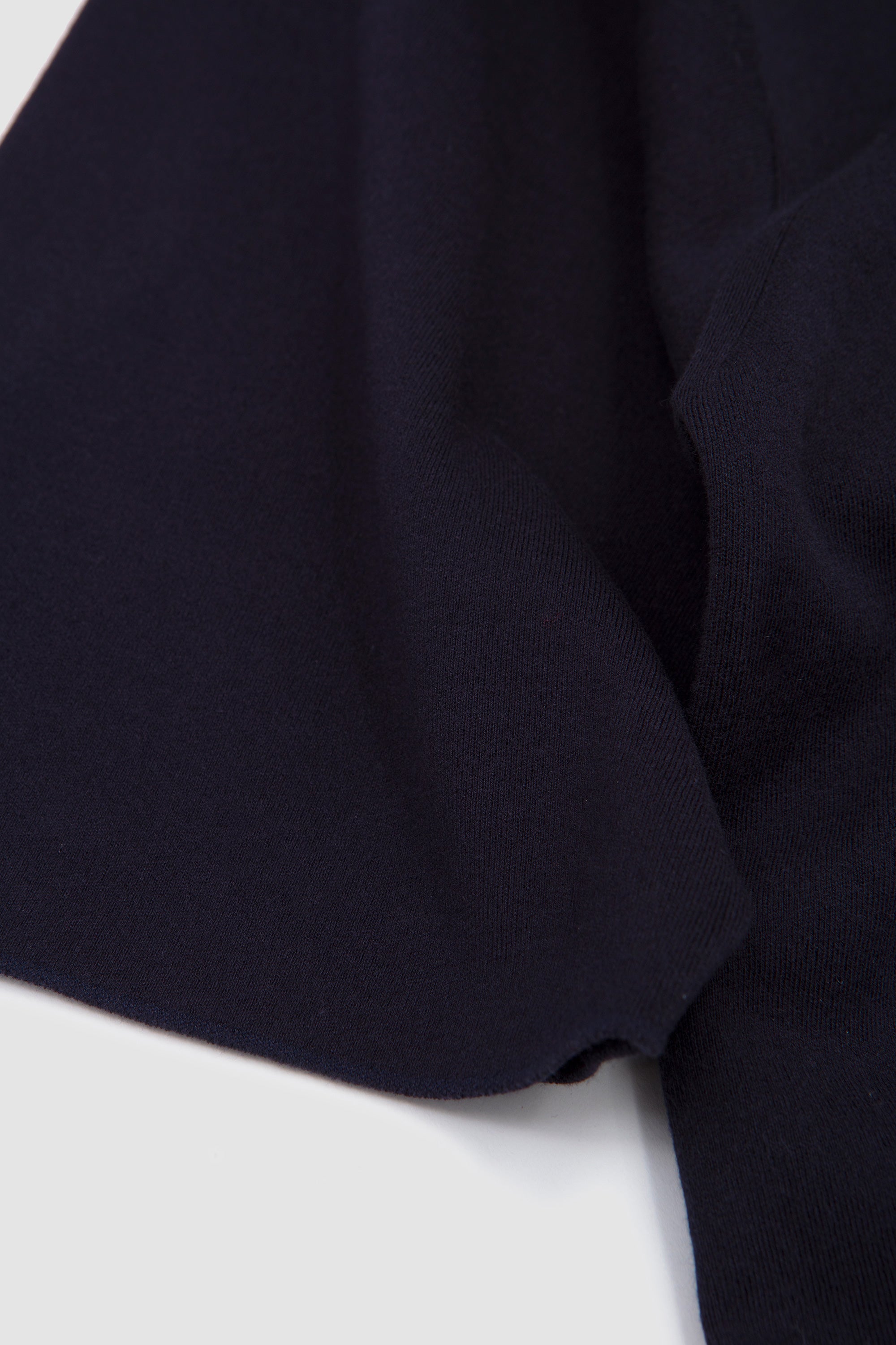 32G Smooth Knit T-Shirt Navy