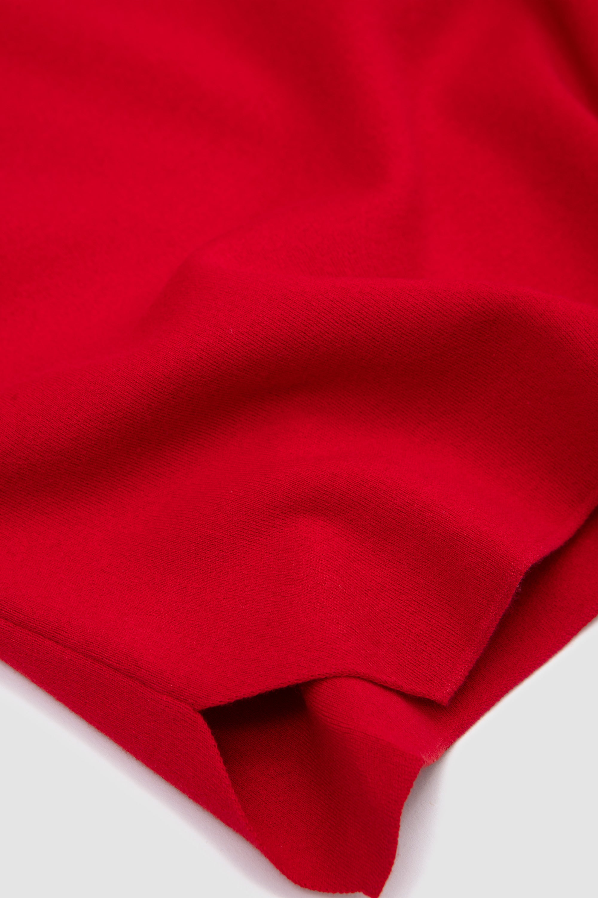 32G Smooth Knit T-Shirt Red