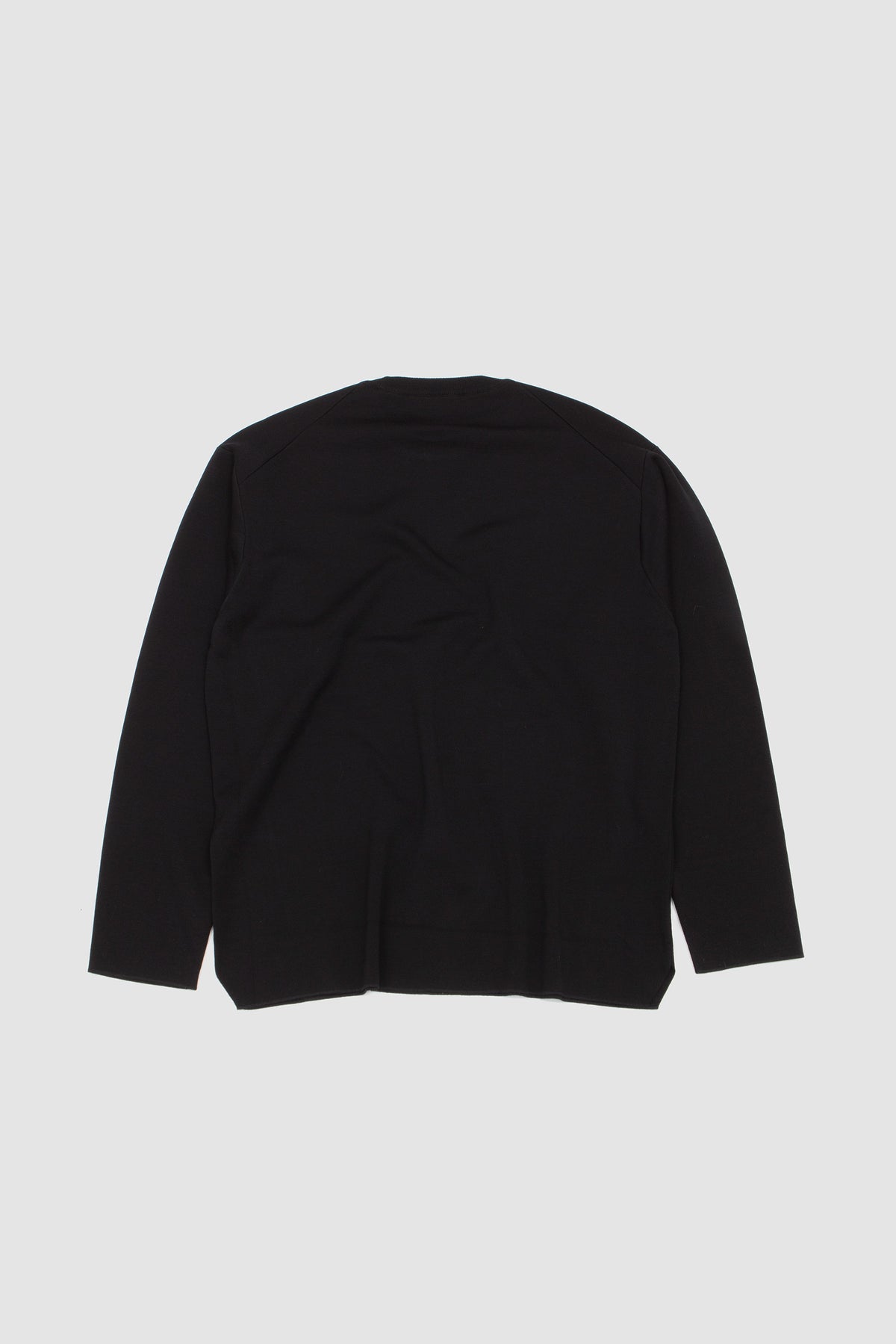 32G Smooth Wool Crew Neck Black_4