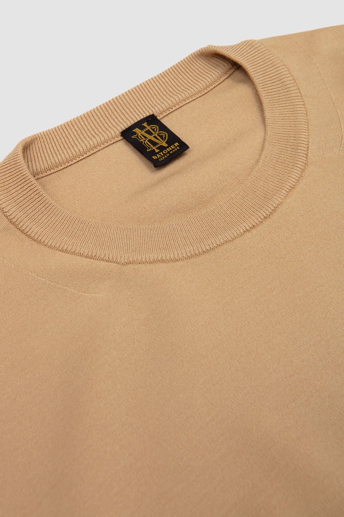 32G Smooth Wool Crew Neck Fall Yellow_2