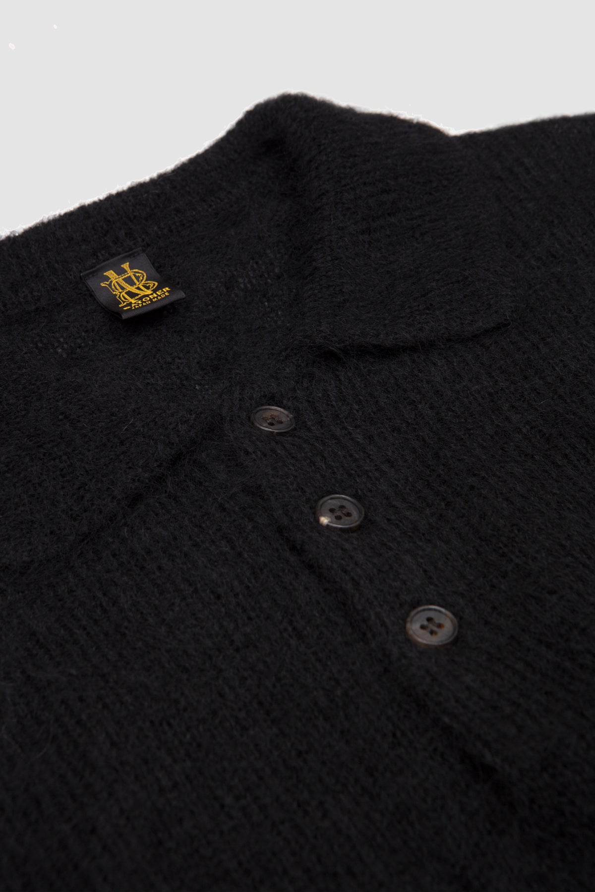 Pure Mohair Polo Black_2
