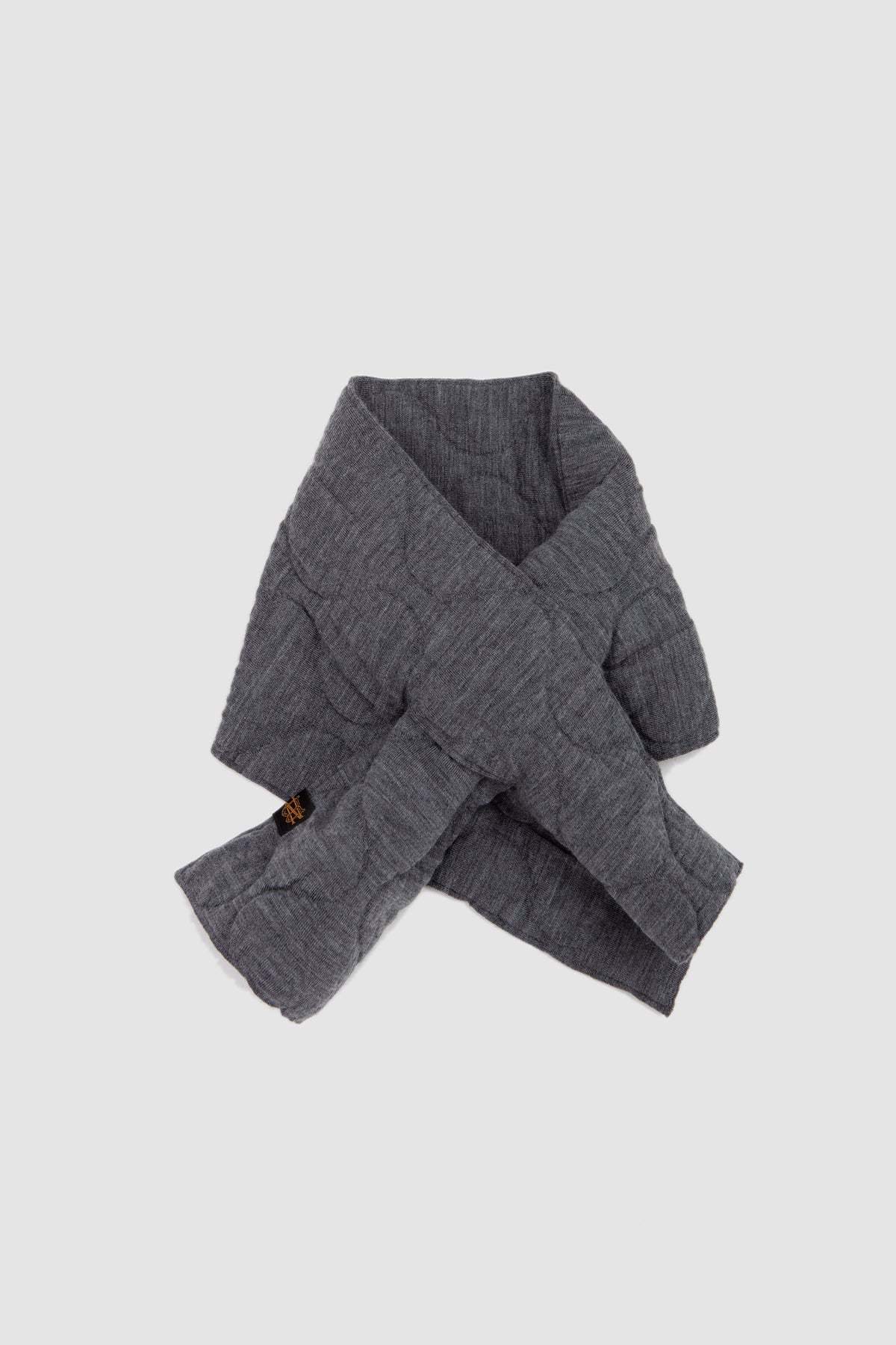 Quilting Muffler Gray_2