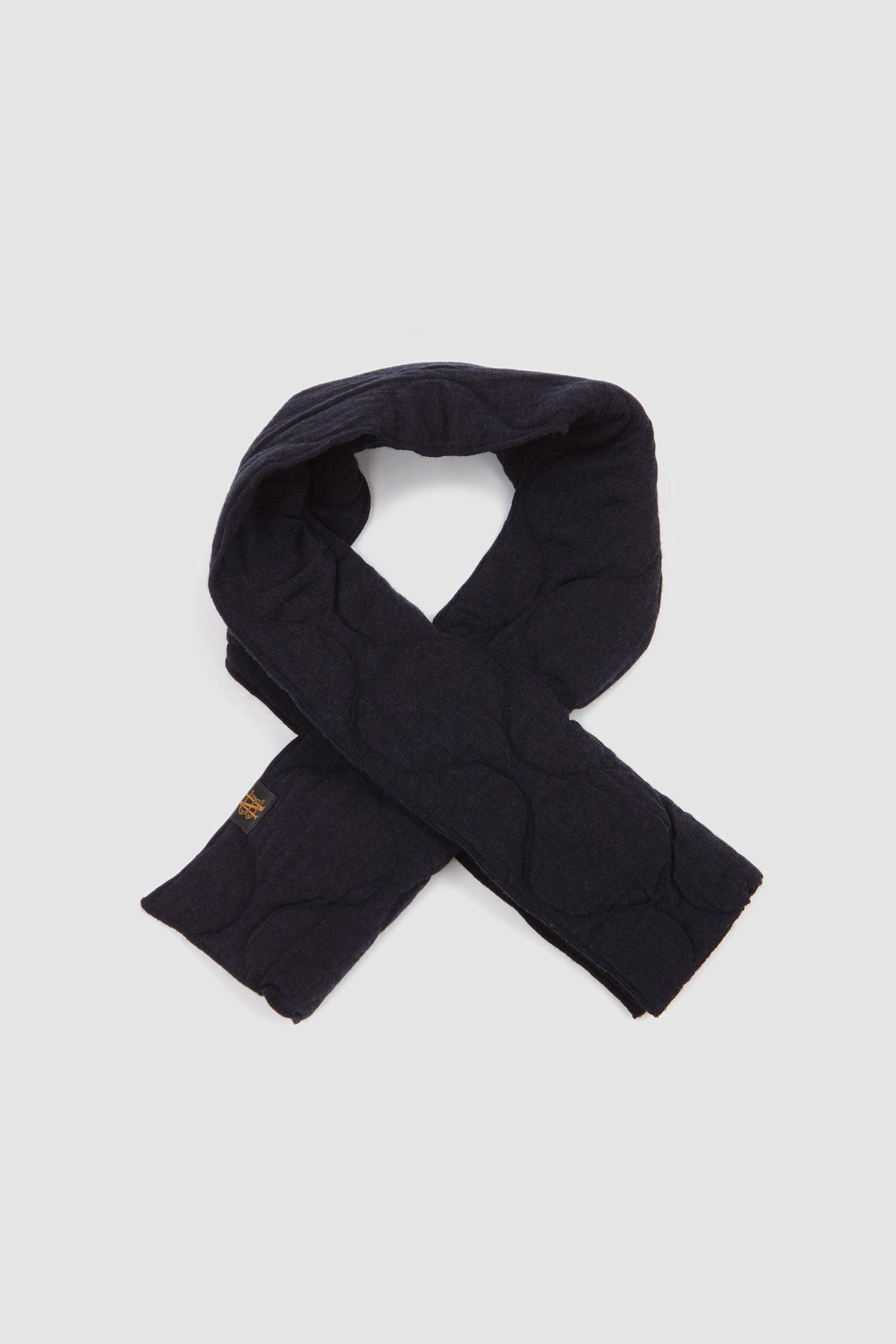 Quilting Muffler Navy_2