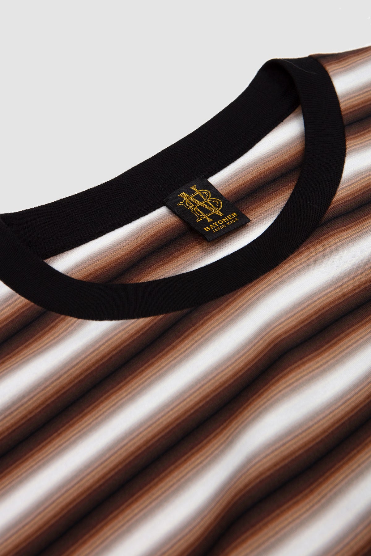 Gradation LS T-Shirt Black/ Brown_2