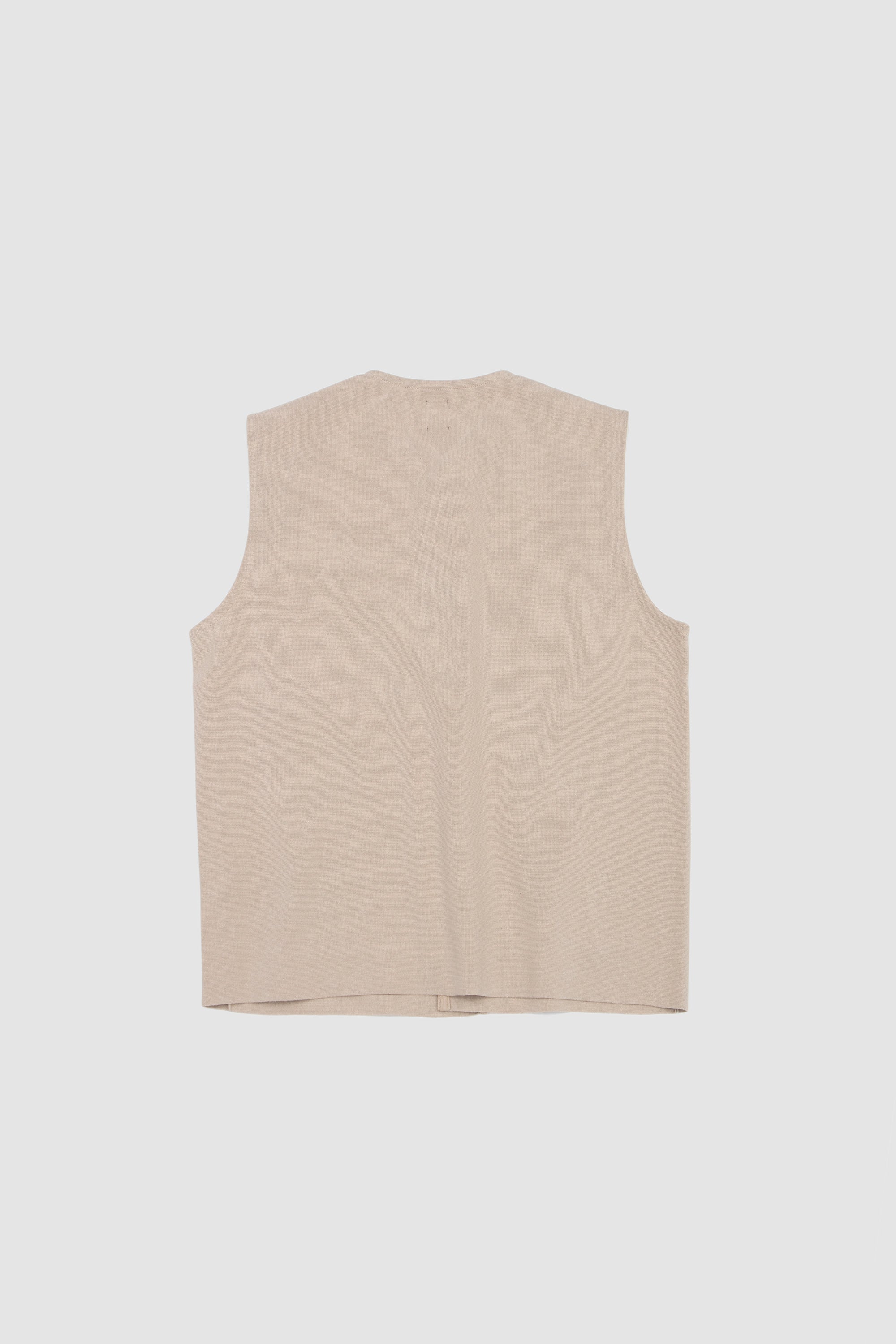 Milano Rib Vest Beige_4