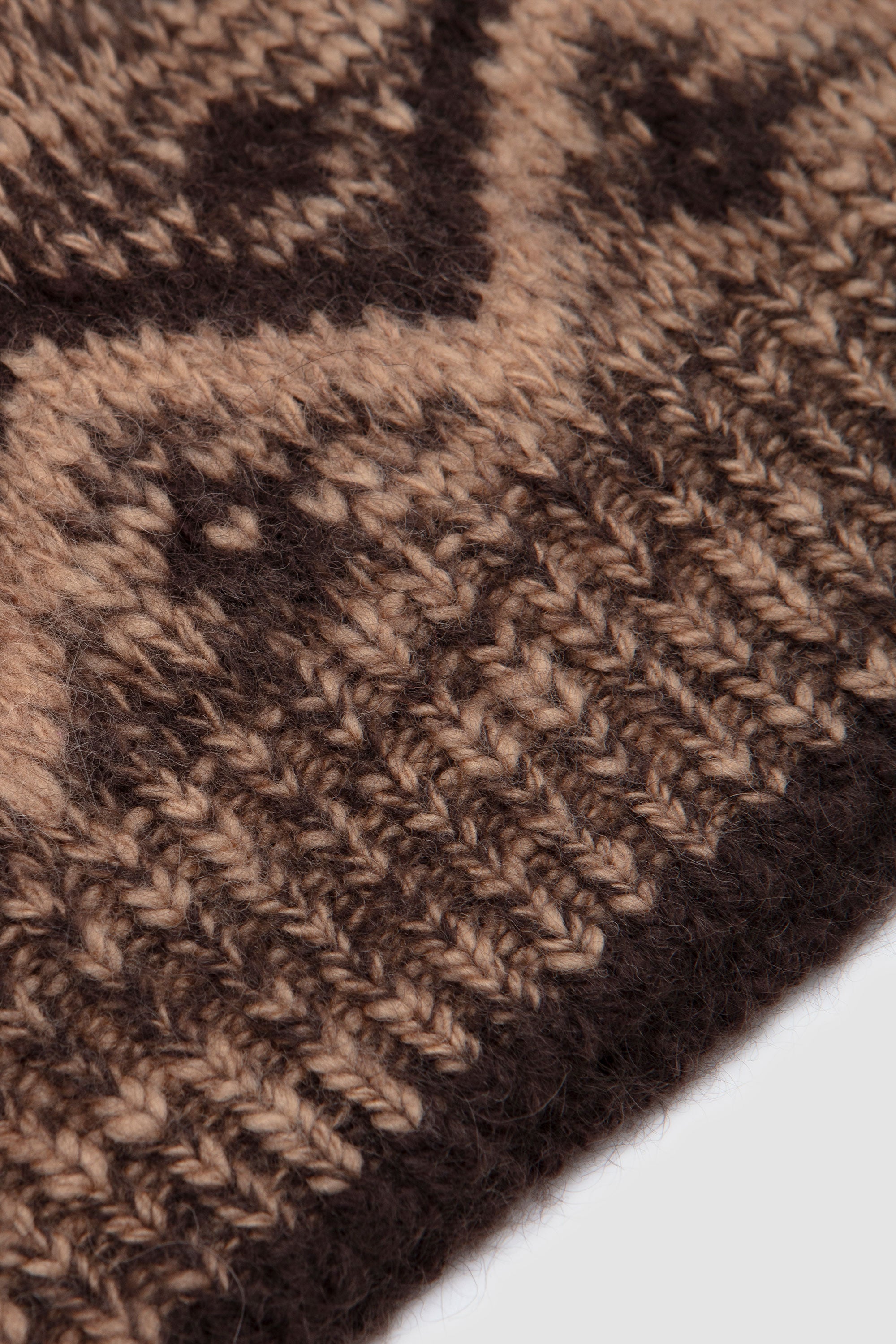 Mohair Nordic Turtle Neck Brown