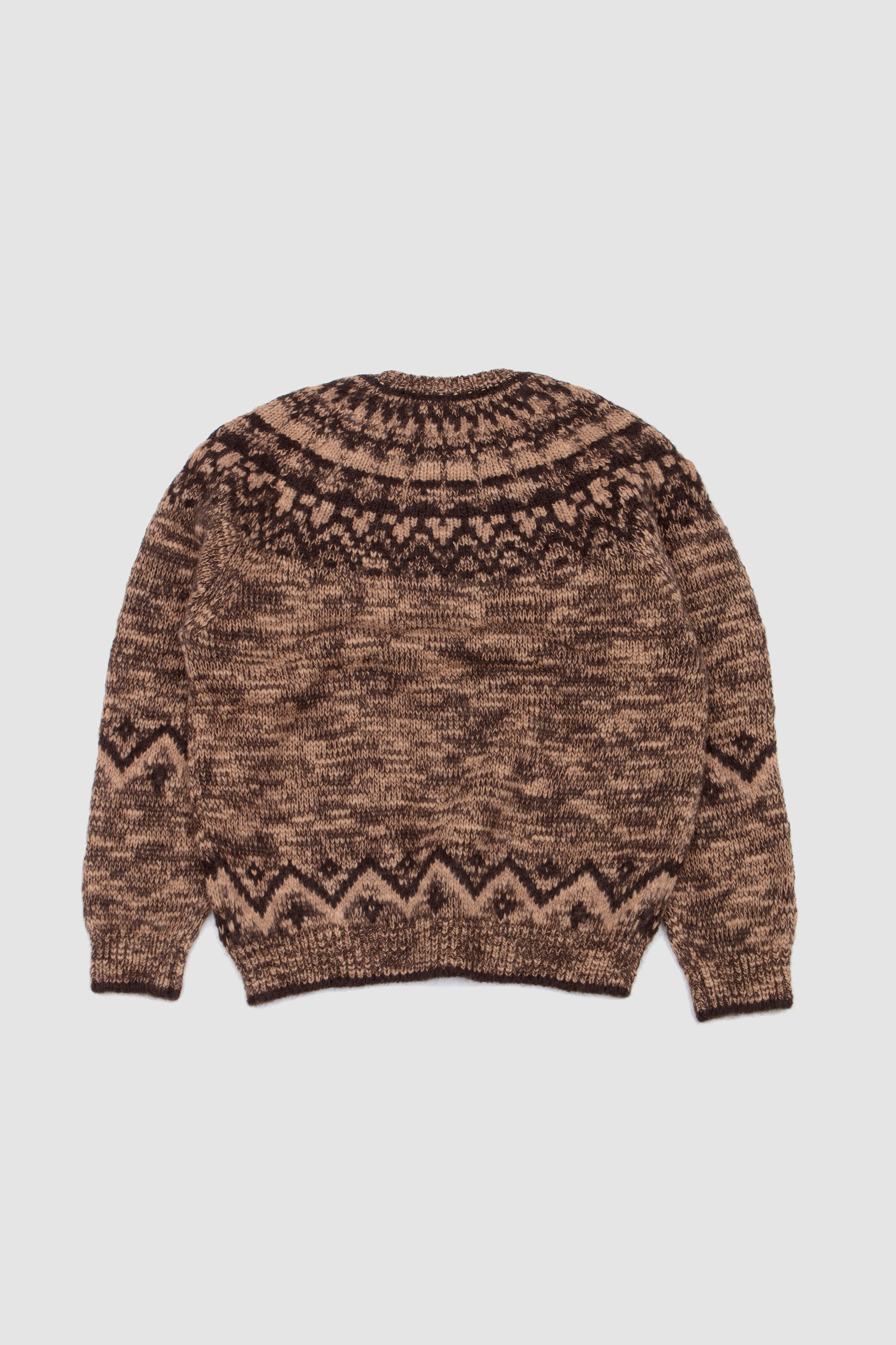 Mohair Nordic Turtle Neck Brown_4