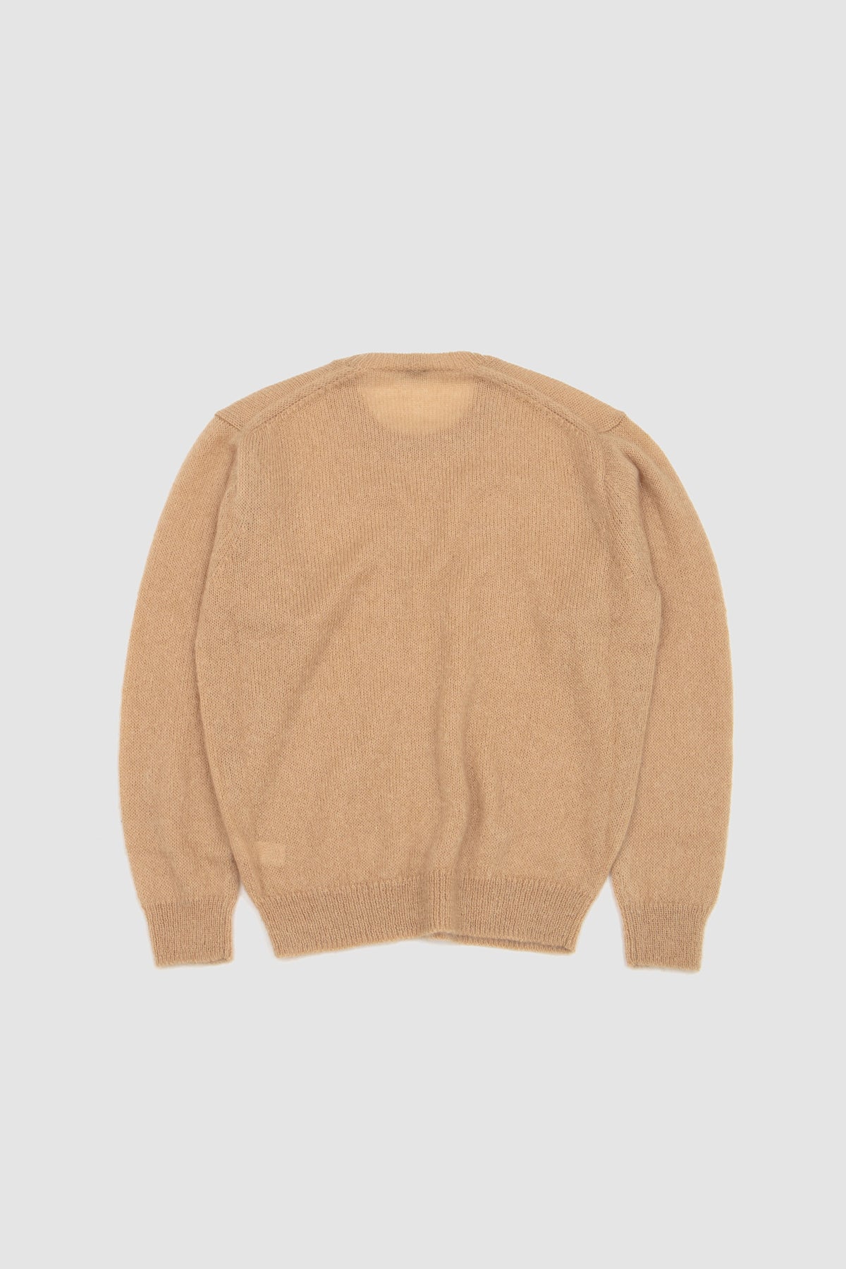 Pure Mohair Crew Neck Yellow_4
