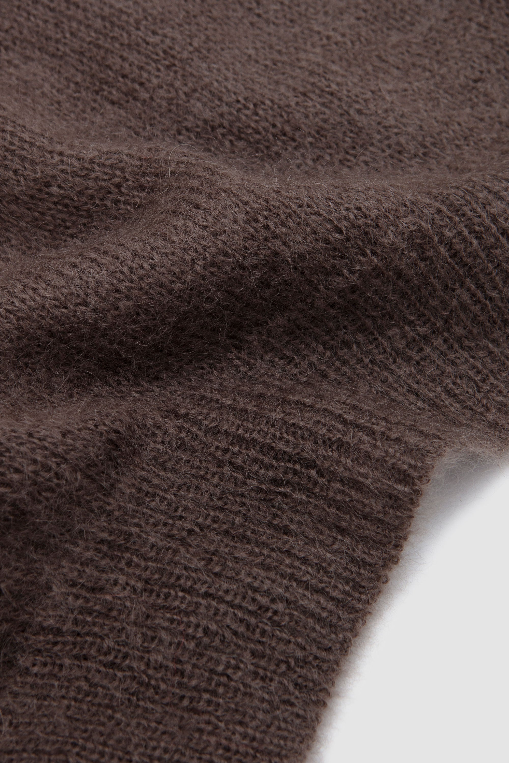 Pure Mohair Polo Olive