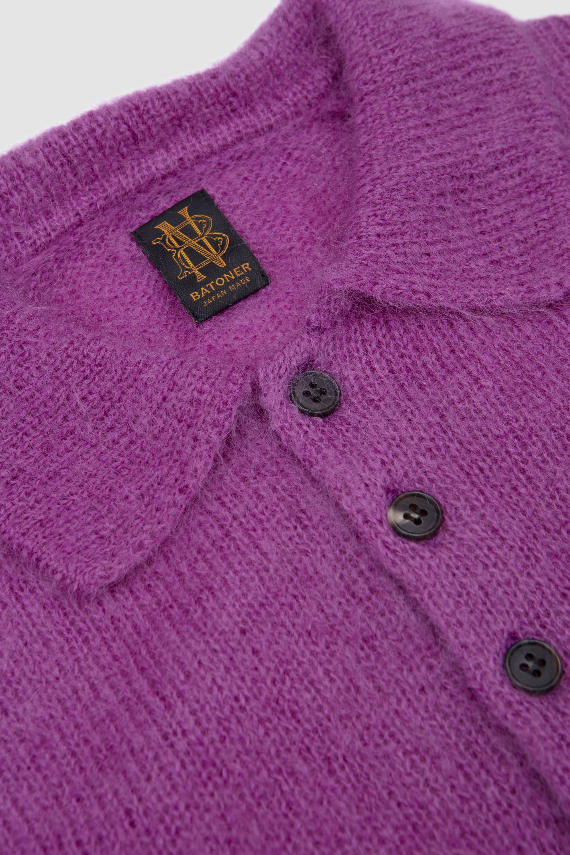 BATONER(バトナー) PURE MOHAIR100％ POLO PURE MOHAIR POLO | BATONER (MEN)(バトナー) | KNIT | Dice&Dice