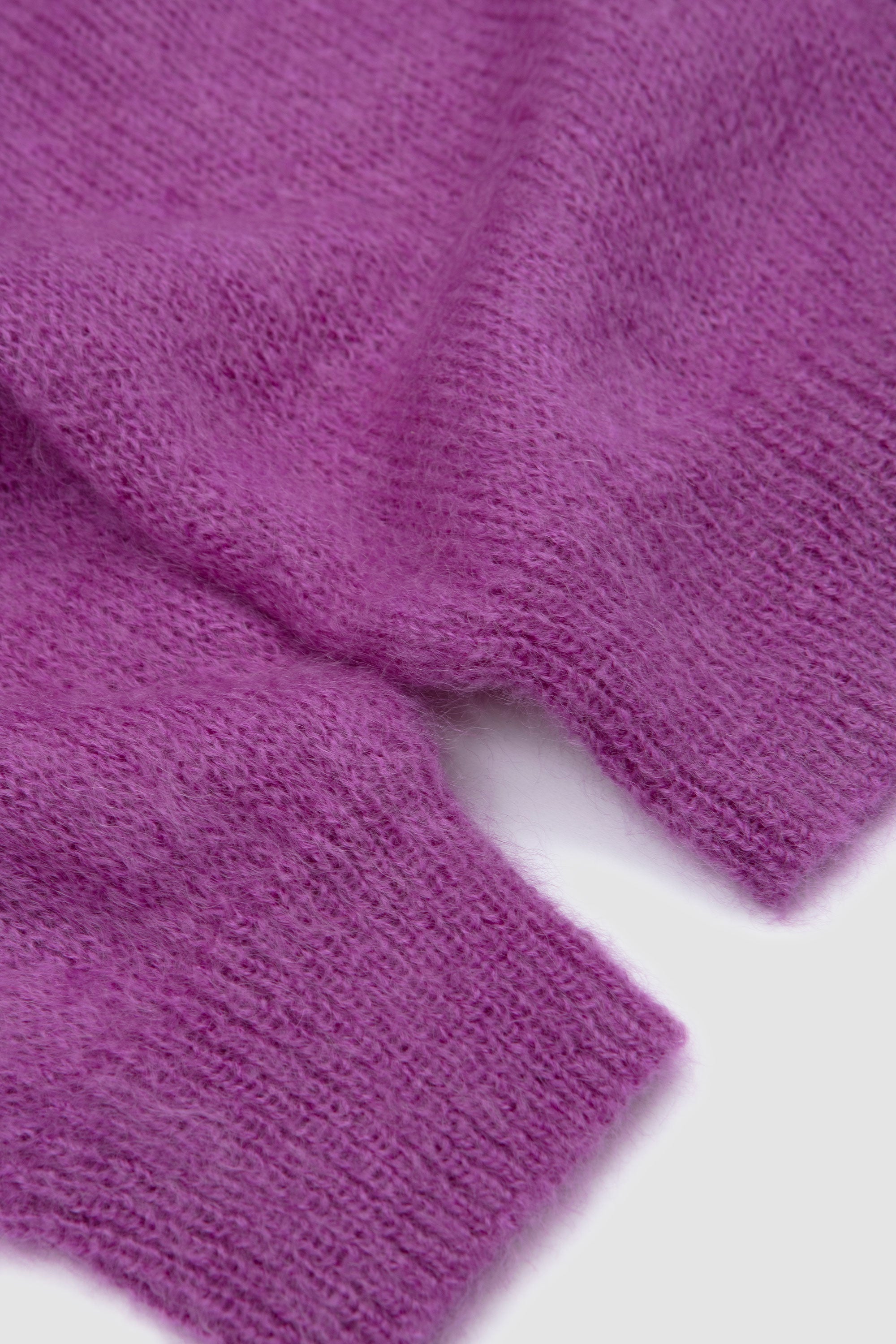 Pure Mohair Polo Purple