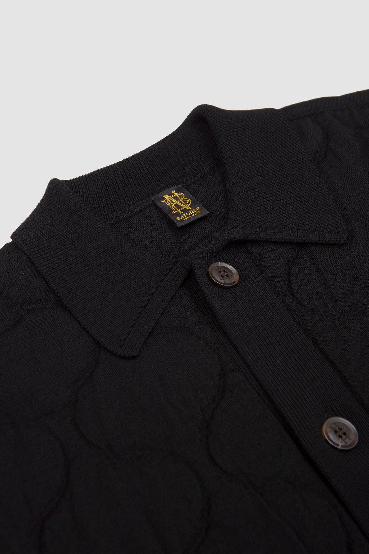 Quilting Knit Coverall Black_2
