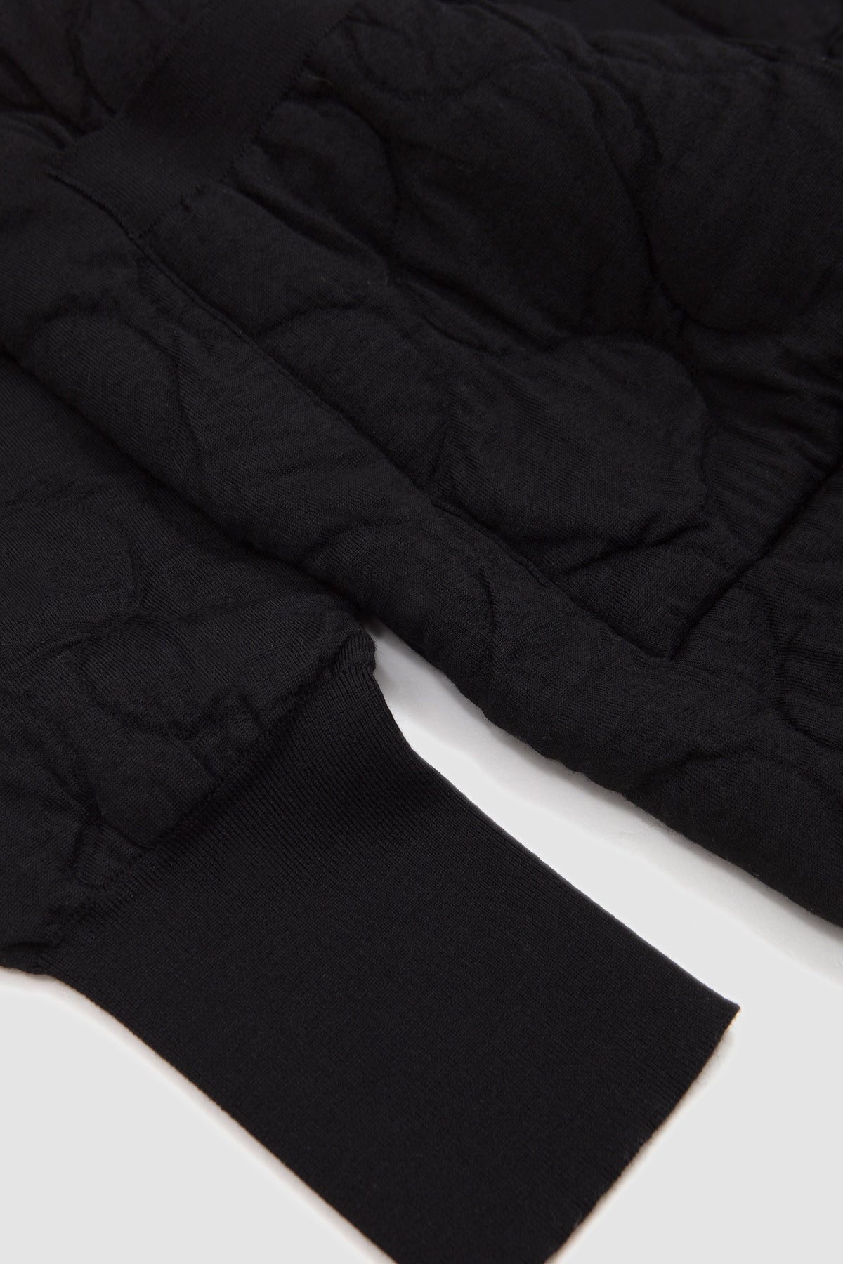 Quilting Knit Coverall Black_3