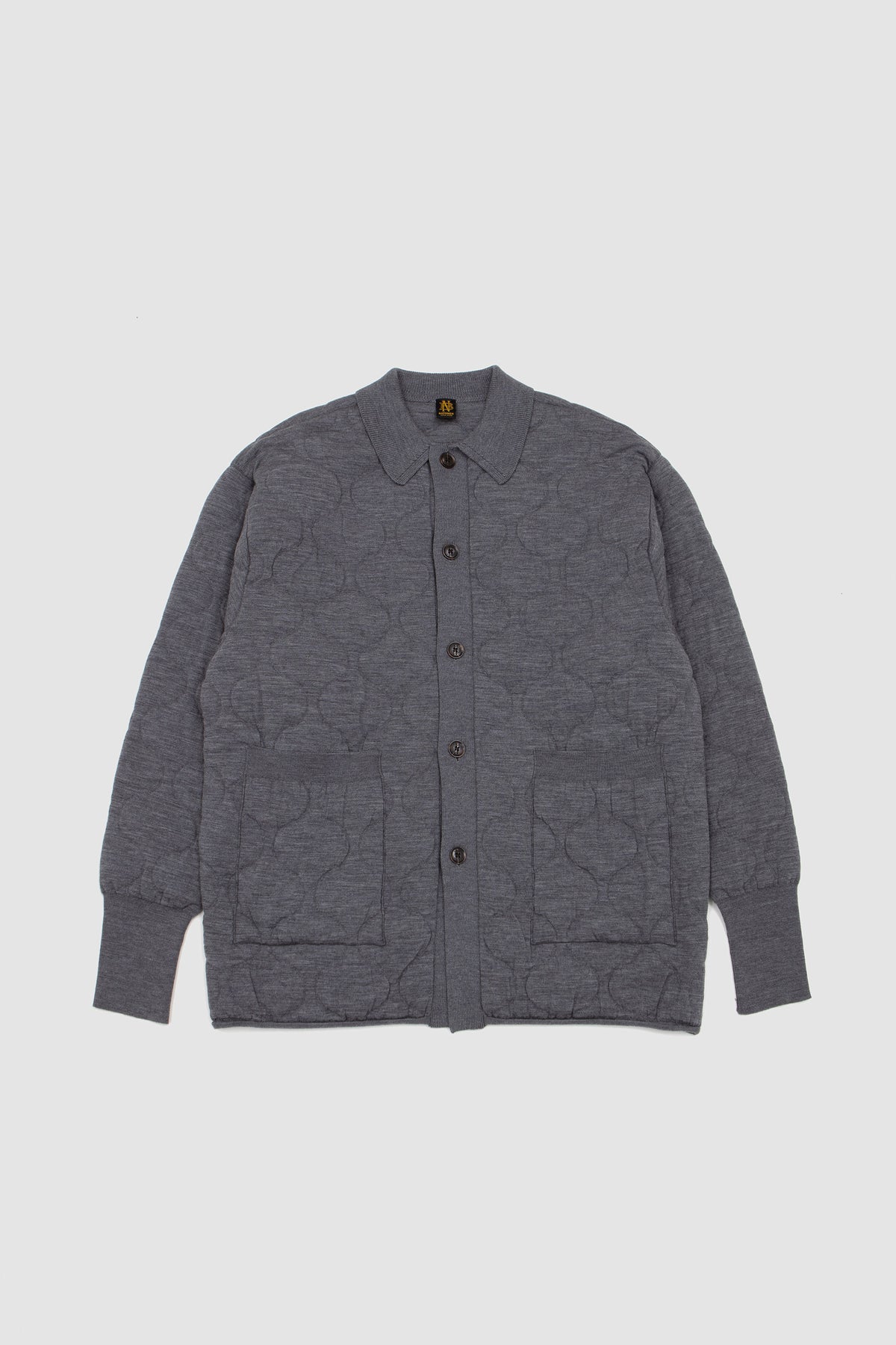 Quilting Knit Coverall Gray_1