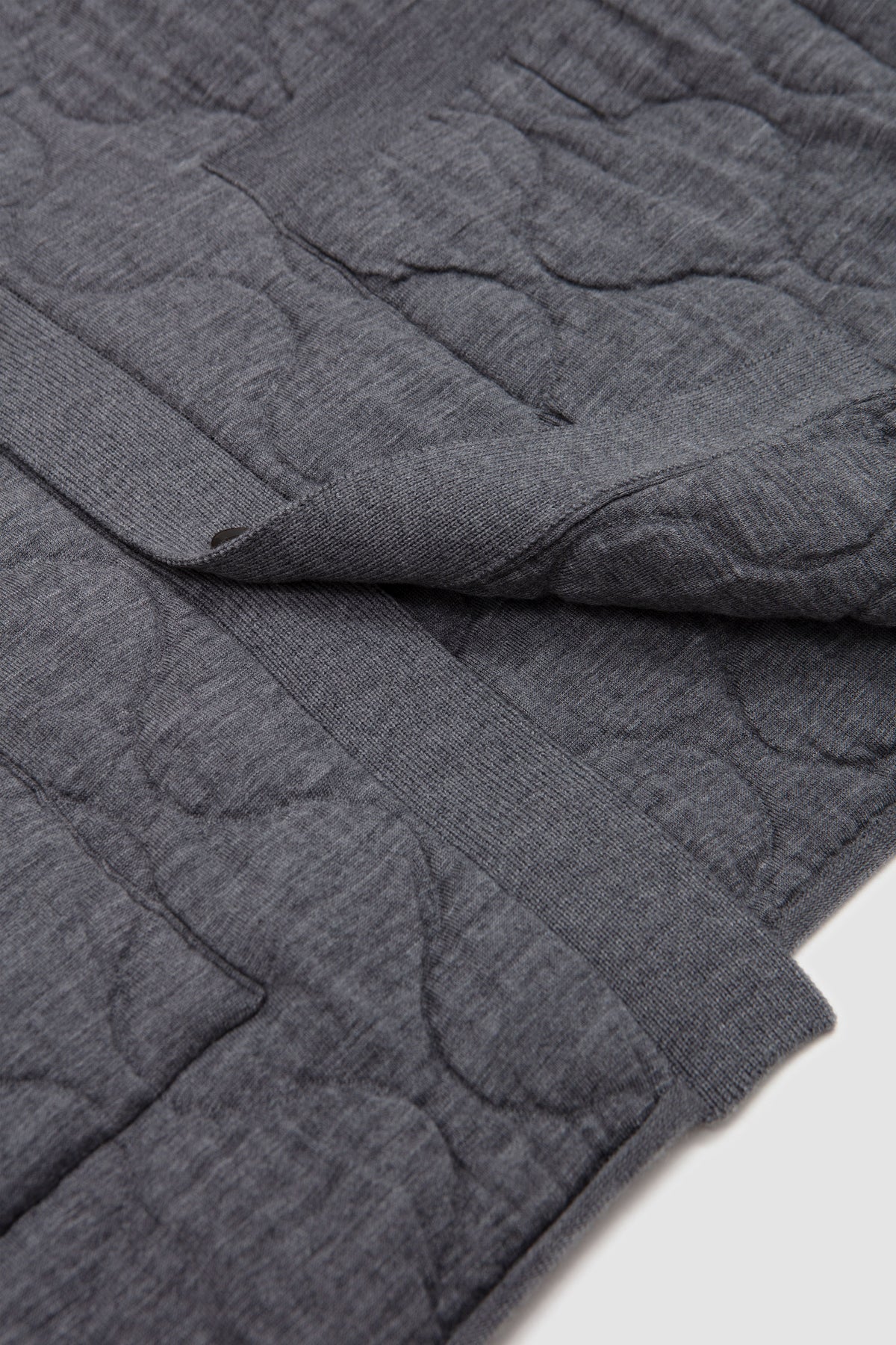Quilting Knit Coverall Gray_3