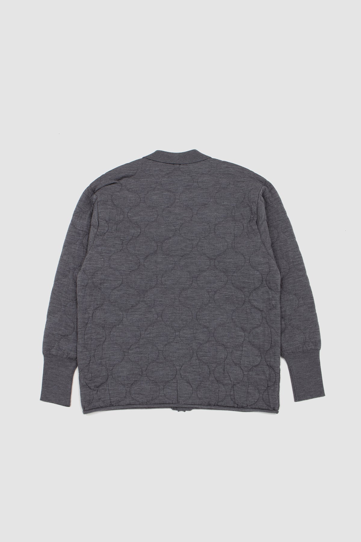 Quilting Knit Coverall Gray_4