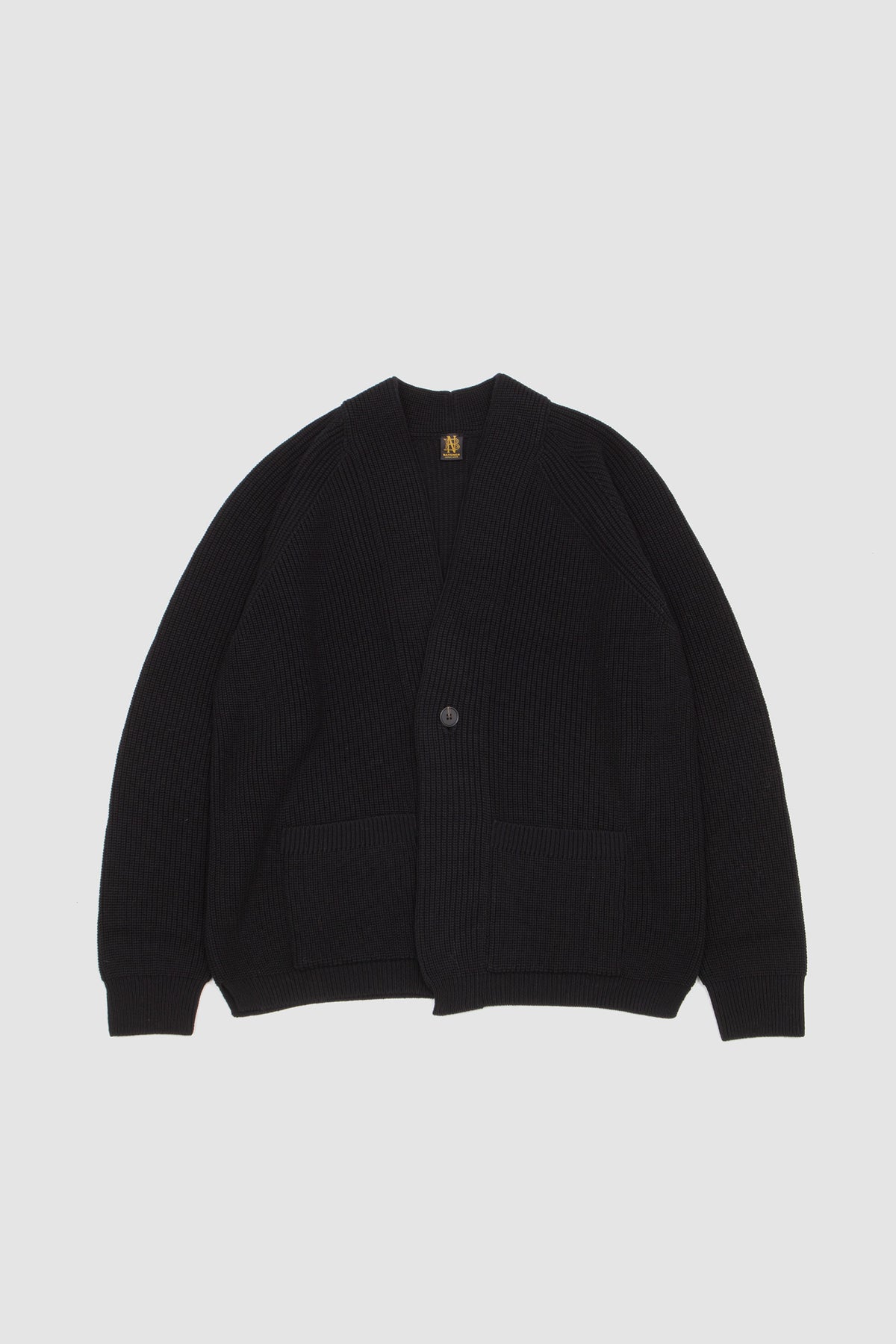 Signature 1Button Cardigan Black