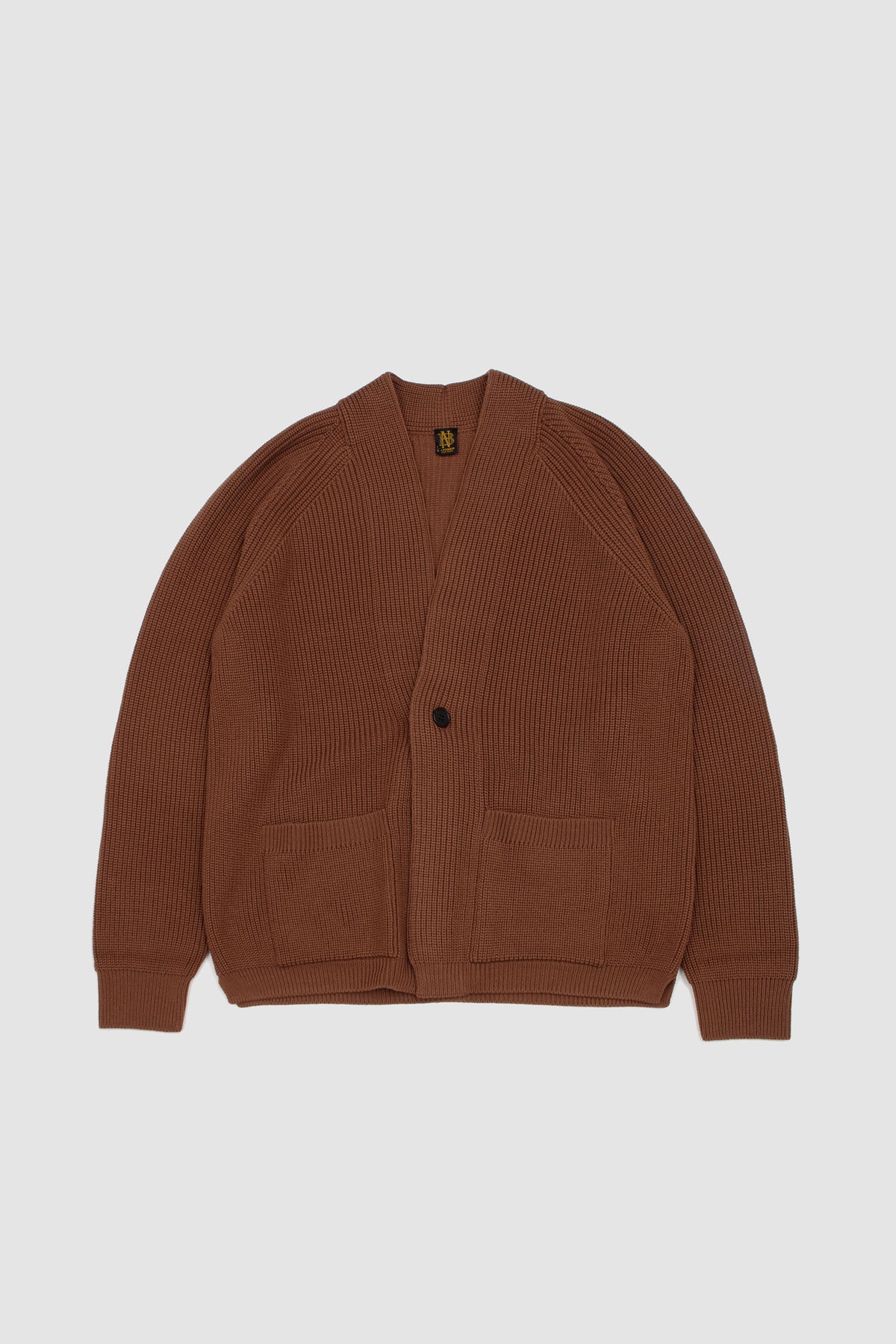 Signature 1Button Cardigan Camel_1