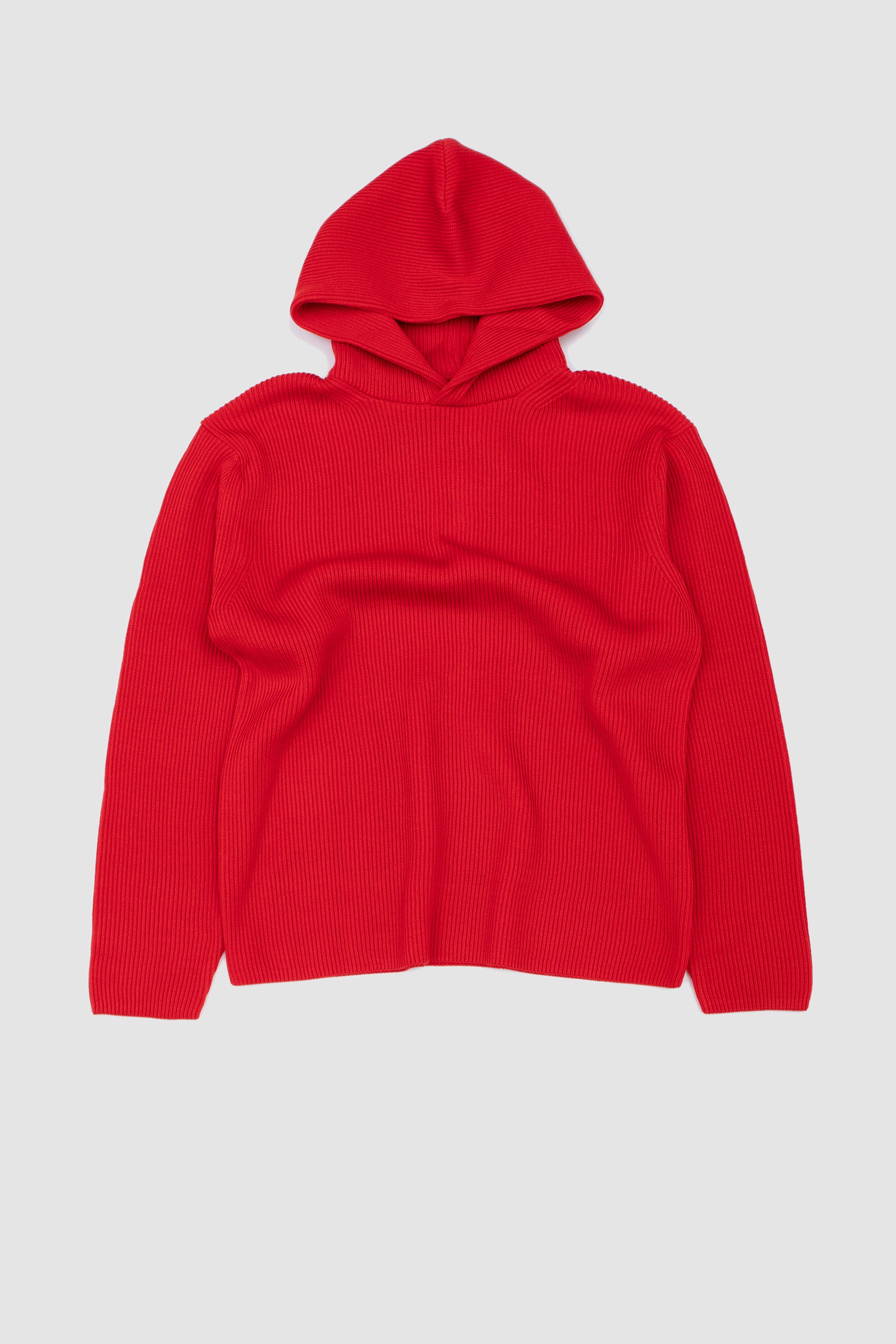 Solid Wool Rib Crew Parker Vermiliom_1