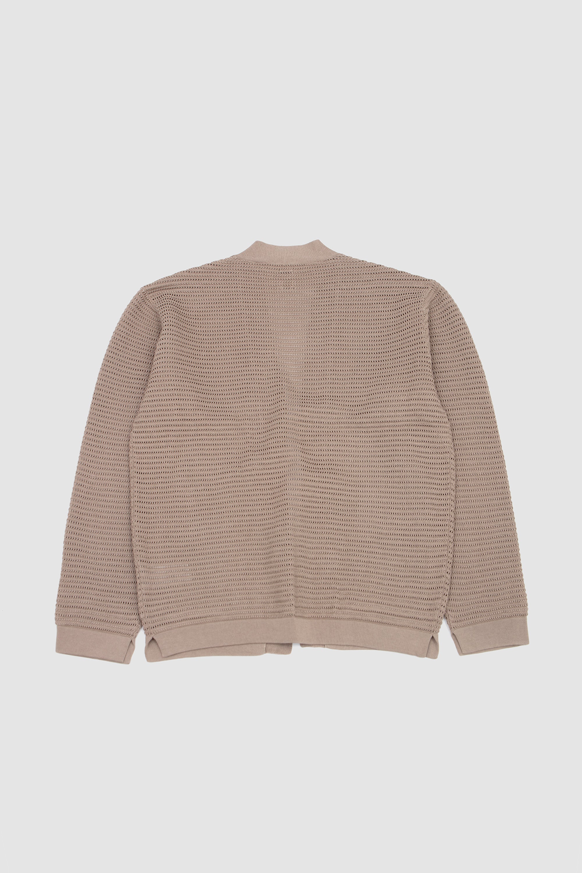 Summer Knit Buttonless Cardigan Beige_4