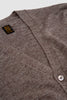 SPORTIVO STORE_Washed High Count Linen V Cardigan Brown_3