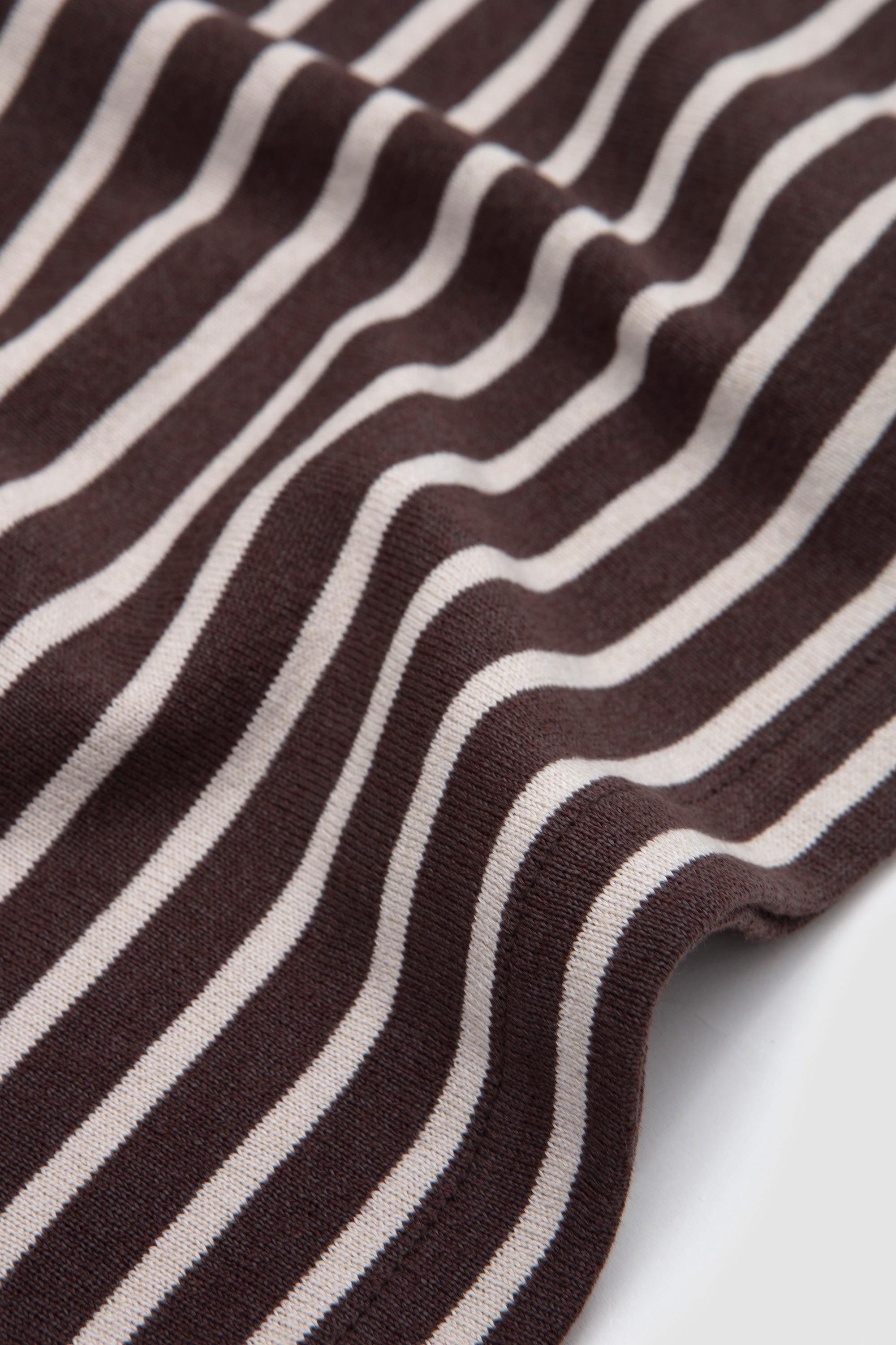 Washi Basque Shirt Brown/ Beige