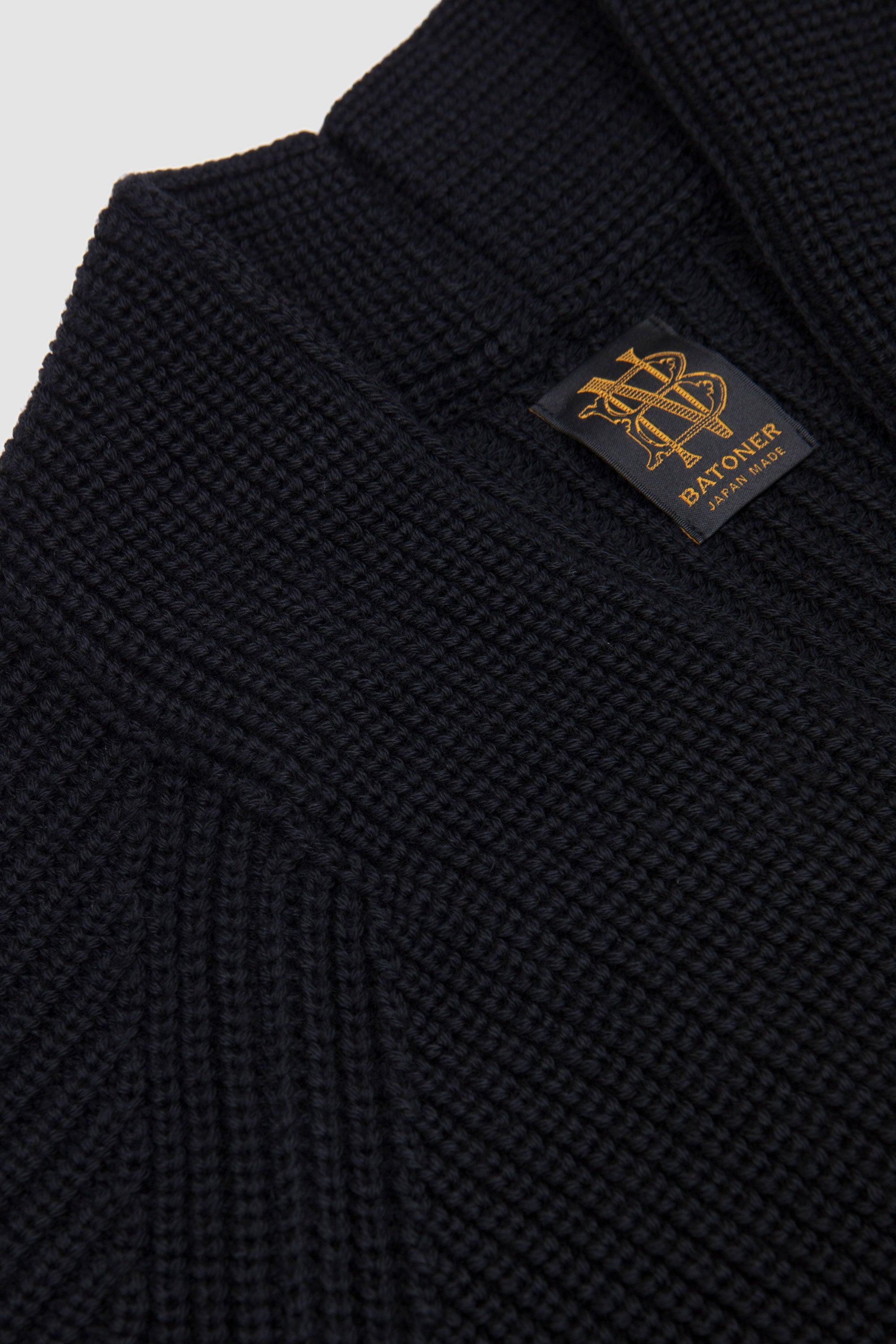 Waso 1Button Cardigan Black