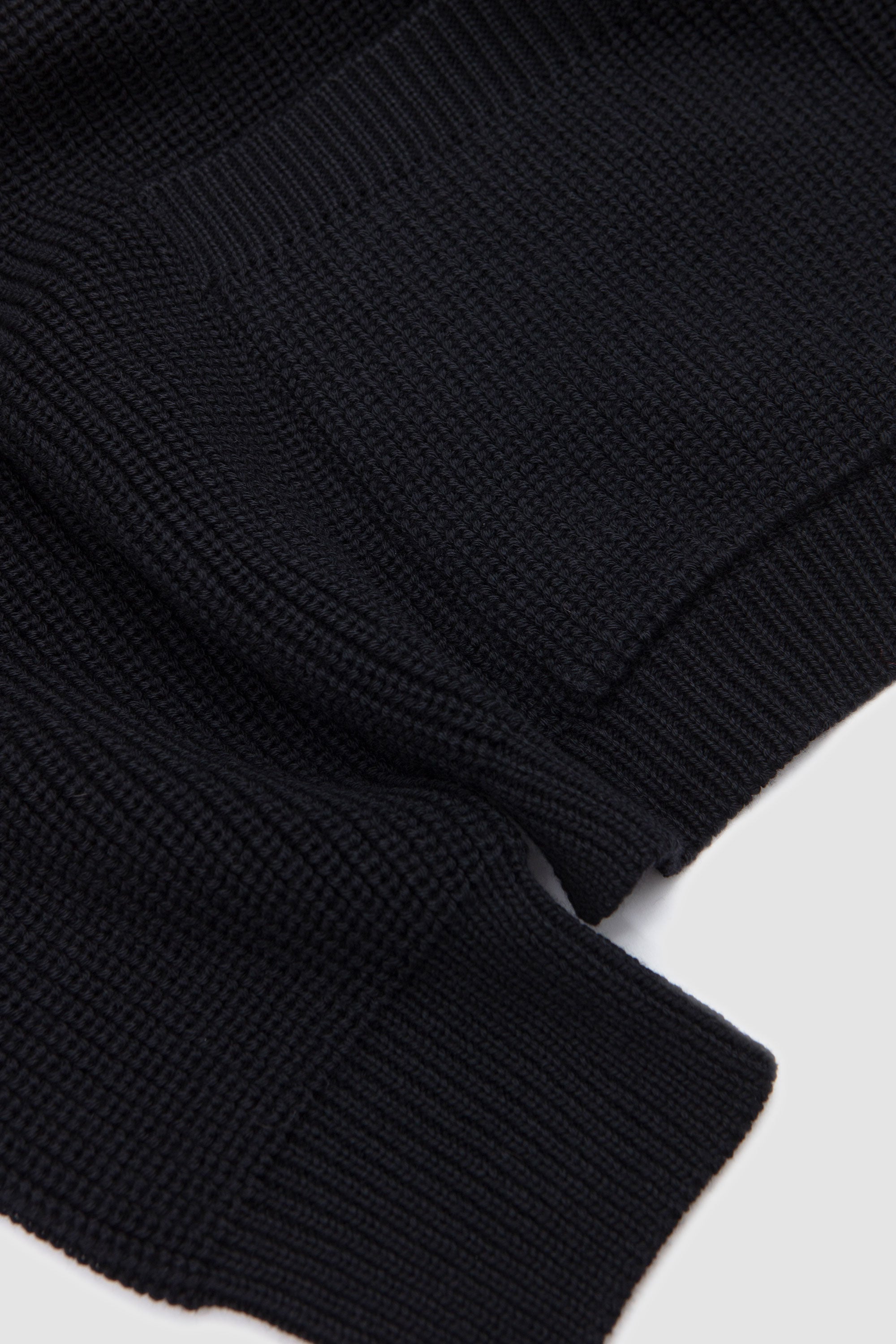 Waso 1Button Cardigan Black