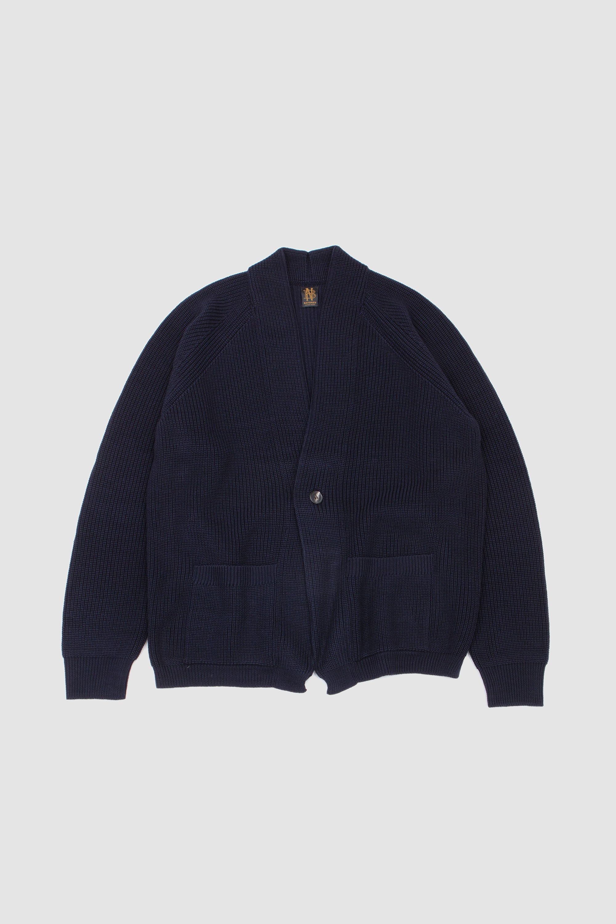 Waso 1Button Cardigan Navy