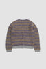 SPORTIVO STORE_9G Double Jacq. Fair Isle Shaggy Cardigan Grey_5