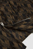 SPORTIVO STORE_Argyle Jacquard Zipper Blouson Black_3
