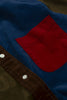 SPORTIVO STORE_Corduroy Panel Button Down Shirt Red_3