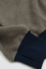 SPORTIVO STORE_Fleece Military Half Zip Sweatshirt Gray/Navy_3