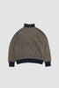 SPORTIVO STORE_Fleece Military Half Zip Sweatshirt Gray/Navy_5