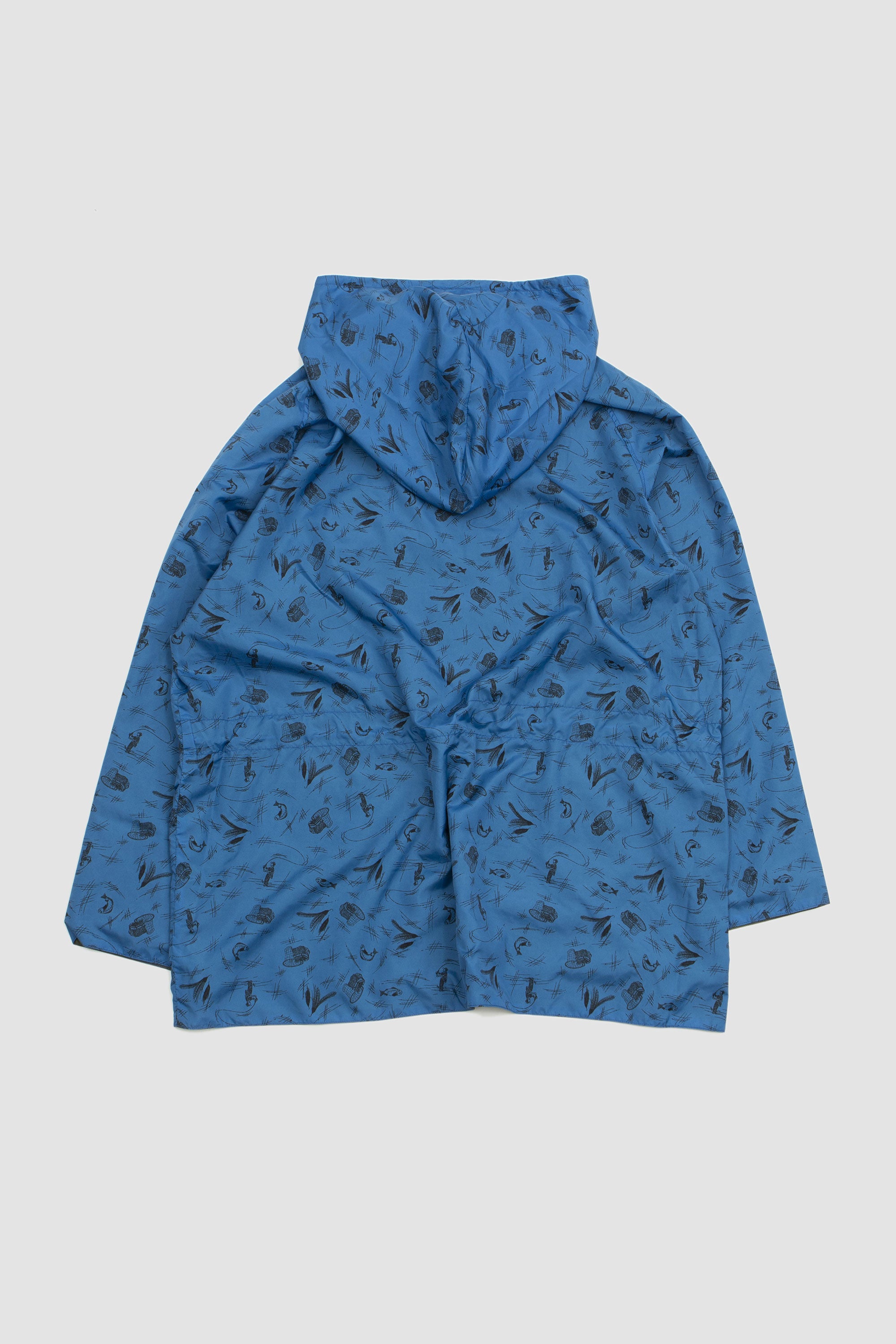 Nylon Print Eurosport Anorak Blue_4