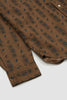 SPORTIVO STORE_Cotton Dobby Komon Print Button Down Shirt Brown_4