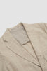 SPORTIVO STORE_Cotton/Wool/Linen Check 3 Button Comfort Jacket Natural_3