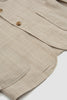 SPORTIVO STORE_Cotton/Wool/Linen Check 3 Button Comfort Jacket Natural_5