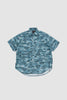 SPORTIVO STORE_II Polyester Print Adventure Shirt Sax