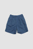 SPORTIVO STORE_One Pleat Athletic Shorts Blue