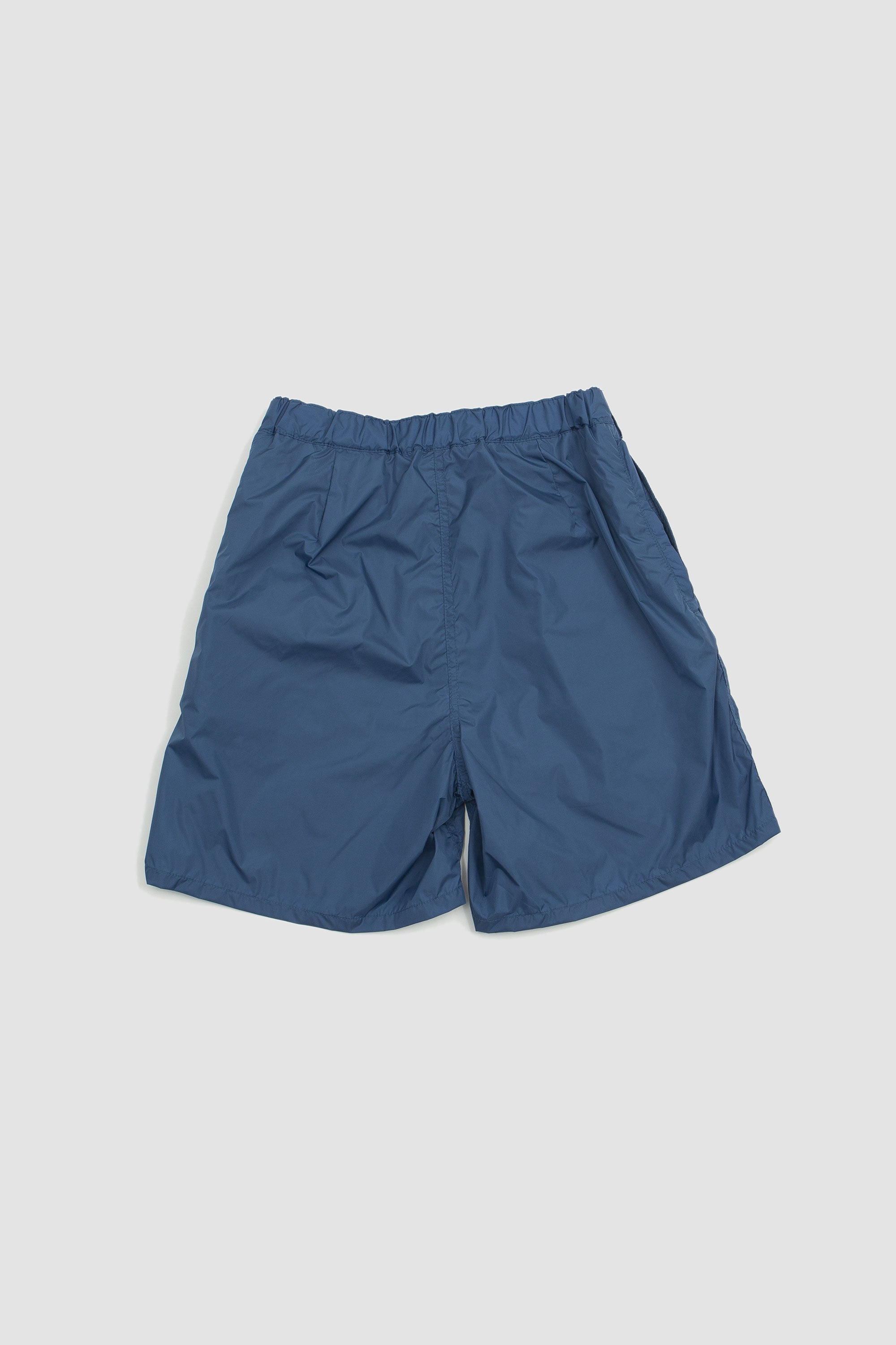 One Pleat Athletic Shorts Blue_4