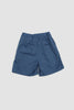 SPORTIVO STORE_One Pleat Athletic Shorts Blue_5