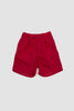 SPORTIVO STORE_One Pleat Athletic Shorts Red