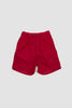 SPORTIVO STORE_One Pleat Athletic Shorts Red_2
