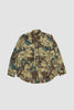 SPORTIVO STORE_Polyester Camouflage Jacquard Adventure Shirt Olive_2