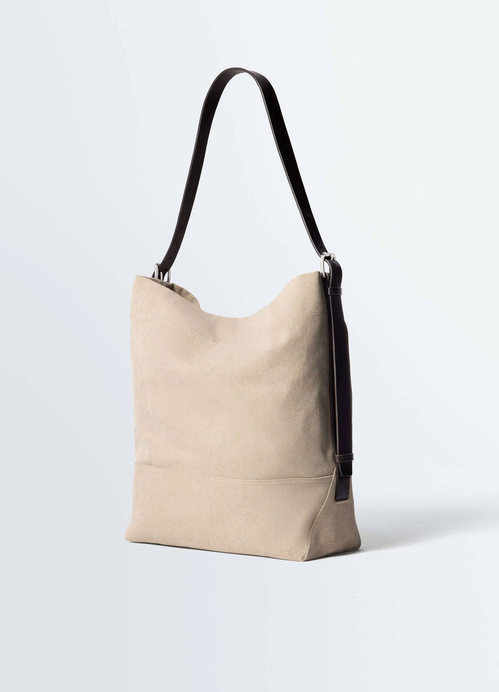 Belted Tote Bag Dark Linen_2