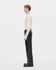SPORTIVO STORE_5 Pocket Distress Leather Trousers Black_3
