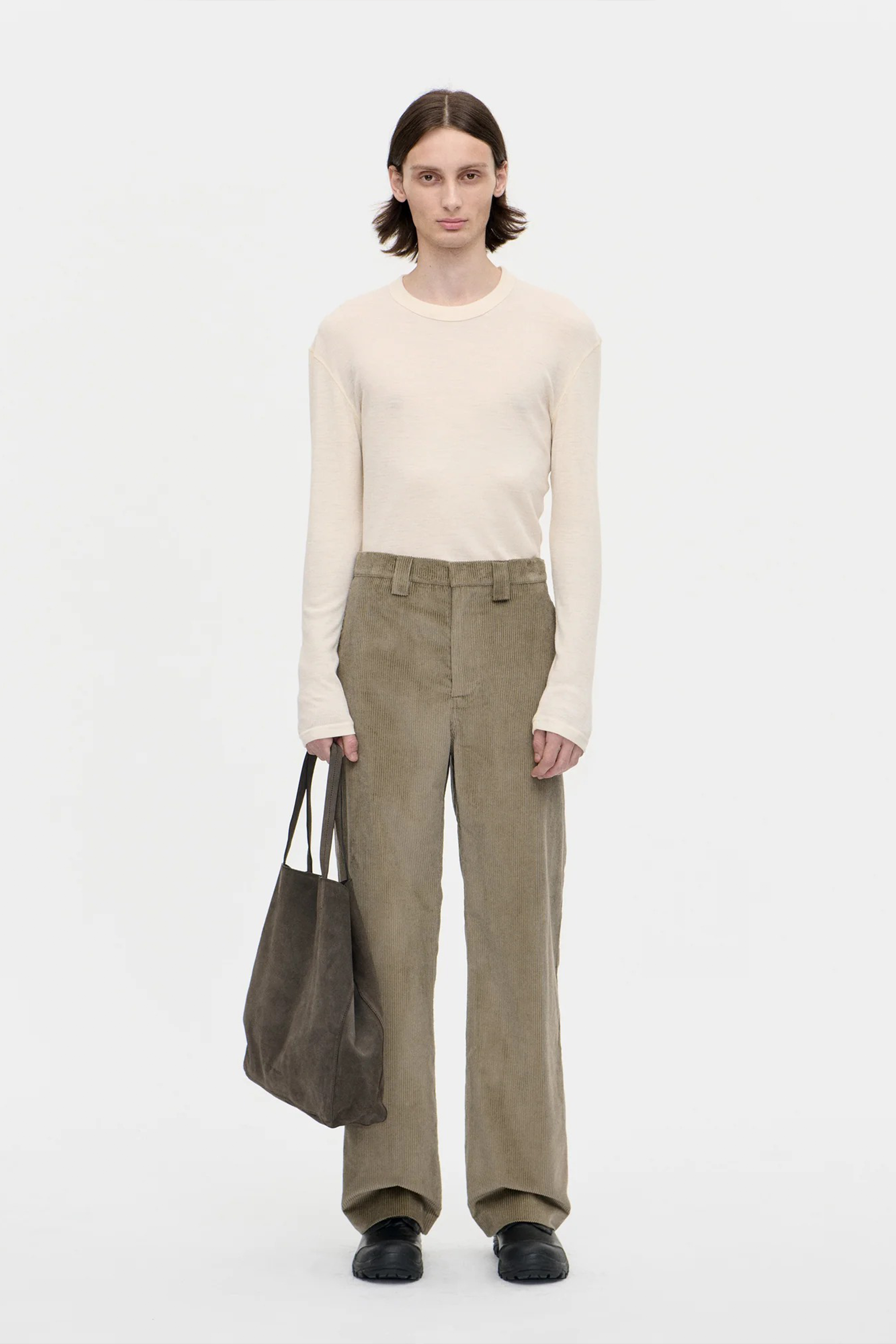 Cash Cord Night Trouser Stone_1