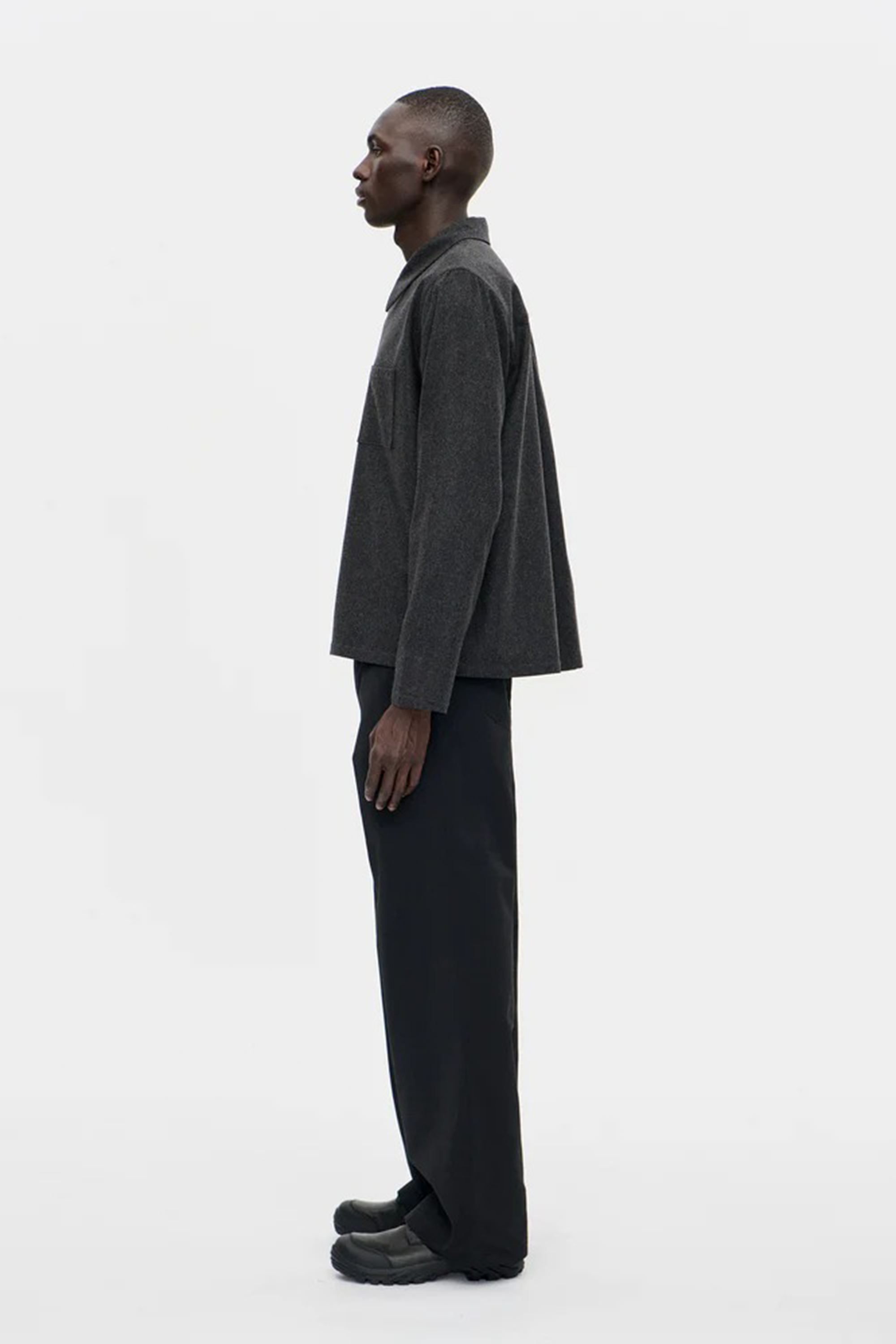 Cordial Shirt Biella Charcoal